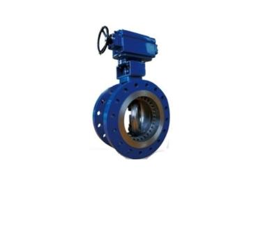 China Graphite Flanged Wafer Butterfly Valve DN80 PN 40 Triple Eccentric Butterfly Valve for sale