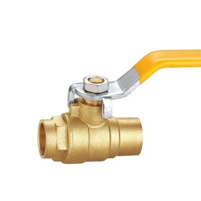 China DN15 PN25 Nickel Plated Brass Ball Valve Threaded End Water Pumps for sale
