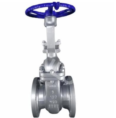 China COVNA DN150 6 Inch Wheel Handle Operated PN16 High Pressure Resilient Seat Flange End Stainless Steel 316 for sale