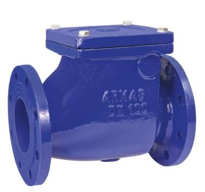 China Swing Check Valve Carbon Steel PN40 DN150 SS316 Din Standard Ball Type Flange Check Valve for sale