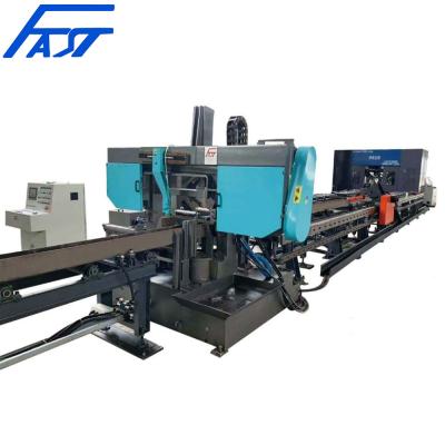 China SAW500/700/1000/1250 CNC Band Sawing Machine For Beams/Pipes Fast High Performance Band Saw for sale
