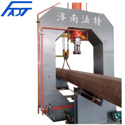China Hydraulic Linking And Straightening Machine For Formed Steel Pipe Model HX1500 And CS Conveyor Chain Machine for sale