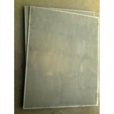 China Stainless Steel Or Aluminum Round Hole Strainer Grain Screen Drilling Mesh Screen Plate for sale