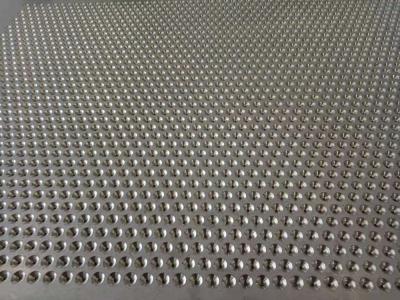 China Taper Hole Round Hole Stainless Steel Drilling Metal Mesh Screen Sheet Plate 2 Cr13 Heat Treatment for sale