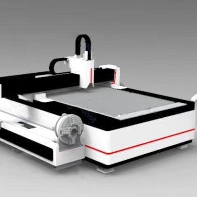 China Pioneer CNC Optical Fiber Laser Cutting Machine Price Sheet Metal Laser Cutter For Sale en venta