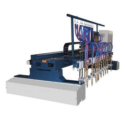 Chine Gantry CNC Fine plasma Oxyfuel Oxy flame straight strips cutting machine for H beam welding production line à vendre