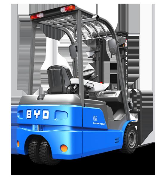 Quality Made in China, BYD's three pivot balance weight 1.6-2.0 ton pure electric forklift for sale