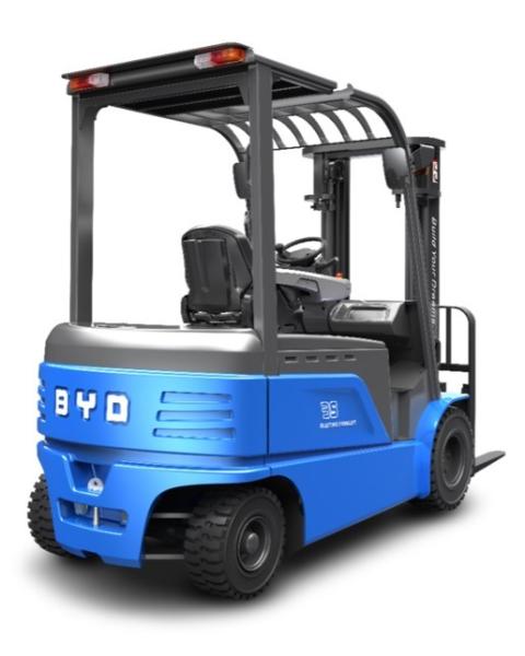 Quality Made in China, BYD's  four  pivot balance weight 3.0-3.5 ton pure electric forklift for Dual Drive for sale
