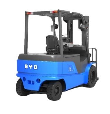 China Made in China, BYD's  four  pivot balance weight 4.0-4.5-5.0 ton pure electric forklift forDual Drive for sale