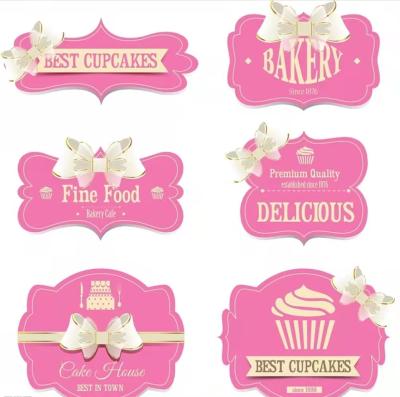 China Kraft  Label Sticker Packaging Pink Personalised Printable Circle Labels Printable 3x3 2x2 for sale
