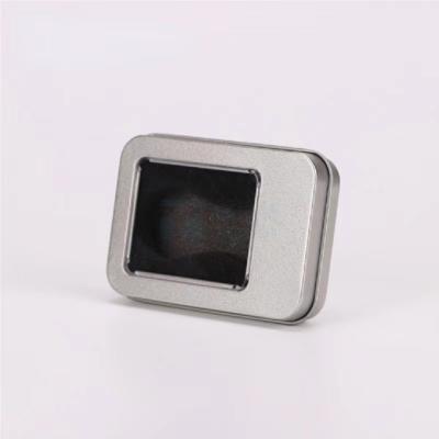 China Blank Square Tea Tin Canisters Gift Box Packaging Metal For Cookies Empty for sale