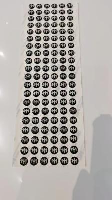 China Las etiquetas engomadas claras de la bóveda de la resina de epoxy se gelifican las etiquetas para los vasos de epoxy de los pisos en venta