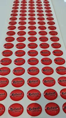 China Epoxy Domed Labels Stickers Printing 3D Waterproof Custom Crystal Logo for sale