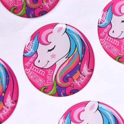 China 25mm Circle Epoxy Dome Sticker Suppliers 3d PE PP PVC PET  Waterproof for sale