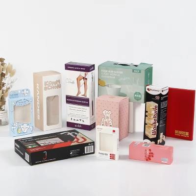 China Wimper-kundenspezifischer Papierverpackenkasten für Geschenk aufbereiteten Karton runzelte das Versenden zu verkaufen