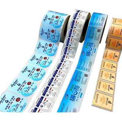 China Custom Logo Packaging Hologram Label Sticker Gold Genuine Secure Printable for sale