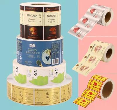 China Klare Druckhaar-Shampoo-Flaschen-Aufkleber beschriften wasserdichten schnellen mit Tinte schwärzenden Tintenstrahl zu verkaufen