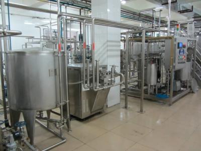China Automatic Pasteurized Milk Processing Line Electric Driven en venta