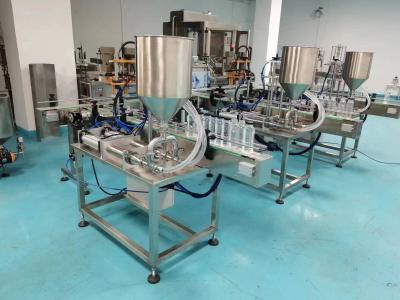 China Juice Screw Capping Filler / Plastic Bottle Filling Capping Machine for sale