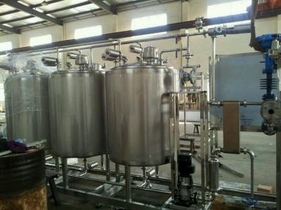 China Automatic Control 3000L CIP Washing System SUS304 Material To Clean Pipe Tank for sale