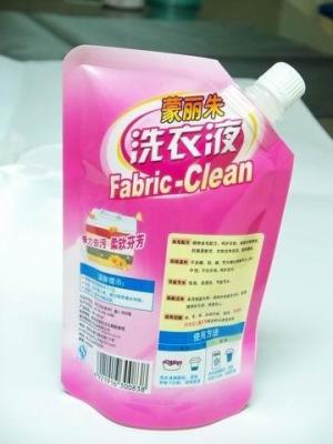 China Reciclables modificada para requisitos particulares se levantan bolsos de la bolsa con el canalón para el jugo 10ml-5L en venta