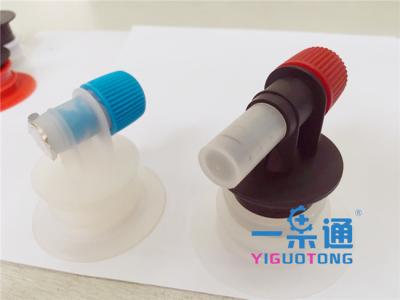 China Conector estándar del BABERO para el golpecito/el bolso aséptico, válvula de Vitop del babero de la leche de coco en venta