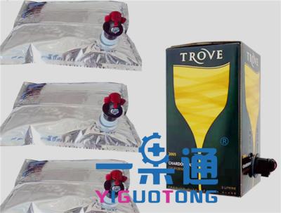 China Aseptic BIB Empty Wine Box Bags In Fluids Packing Bag In Box 1 Liter 20L50L 220L for sale