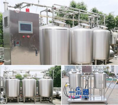 China Tipo inteiro sistema de lavagem do grupo do CIP no material 304/316L de aço inoxidável da pequena escala à venda