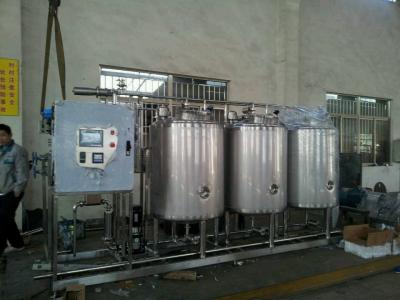 China Coconut Milk CIP Washing System For Water Treatment Improve Product Safety for sale