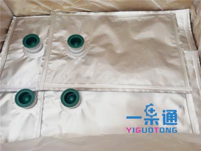 China 5l 20l 220l Full Aluminum Foil Aseptic Bags For Fruit Paste , Jam , Paste Empty Bag In Box for sale