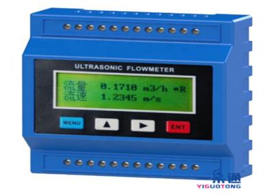 China Grade Gas Ultrasonic Sensor Fuel Flow Meter , Lightweoght Portable Flow Meter for sale
