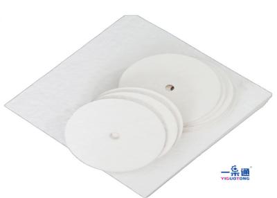 China Papel de filtro industrial da polpa do algodão, almofada do papel de filtro do óleo no retângulo dado forma à venda