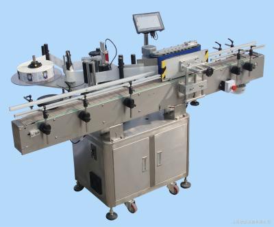 China Ss Food Processing Equipment Banana Wine Round Bottle Labeling Machine for sale