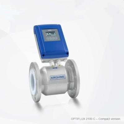 China Krohne OPTIFLUX 2100C Equipment Spare Parts Mag Flow Meter DN25 To DN1200 for sale