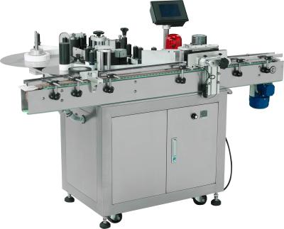 China Single - Sided Wrapping Bottle Sticker Labeling Machine For Flat Bottles for sale