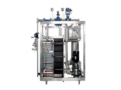 Chine Capacité UHT Juice Milk Pasteurizer Machine 500kgs/H 20T/H à vendre