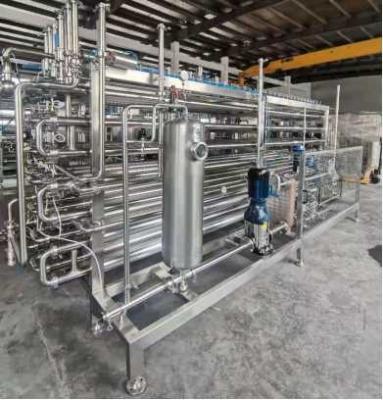 China Steam Sterilization Fruit Juice Pasteurizer 2T/H 3T/H SUS316 for sale