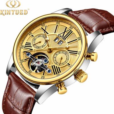 China Brand KINYUED 3 ATM Watch Manufacture Luxury automatic mechanical automatic mechanical men watch for sale