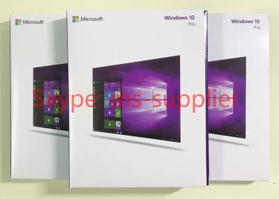 China Llave de la licencia de la venta al por menor USB de Windows 10 al por menor ingleses de la caja favorable con opciones multi de la lengua en venta