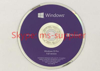 Chine Garantie en ligne d'activation du bit DVD d'OEM 64 de professionnel de Microsoft Windows 10 à vendre