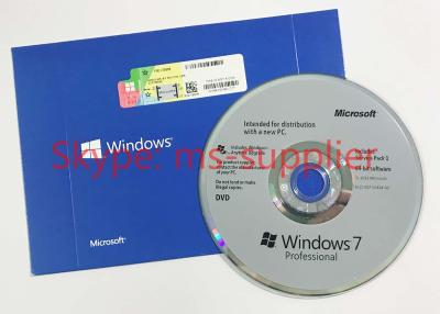China Profissional original de Microsoft Windnows 7 32/64Bit DVD/ativação em linha do retalho meios do CD à venda