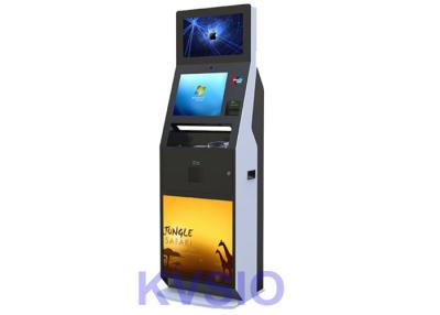 China Interactive Utility Payment Machine Kiosk Durable Powder Coated Steel Enclosure for sale