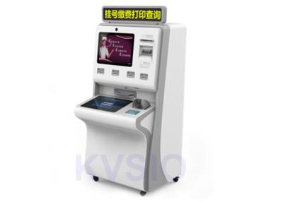 China Máquina del quiosco del servicio del uno mismo de la validación del efectivo, vandalismo anti del quiosco del pago de la pantalla táctil en venta