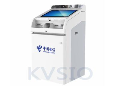 China Cash Acceptor Self Service Kiosk 24 / 7 Online Support Strong Environmental Adaptability for sale