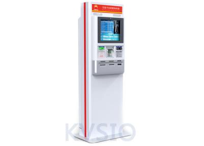 China Gas Station Self Service Kiosk Teminal 1 Year Standard Warranty With Cash Acceptor for sale