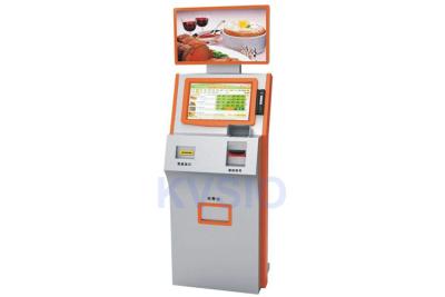 China Self Ordering Fast Food Kiosk 1.5mm Thickness Cold Rolled Steel Materials for sale