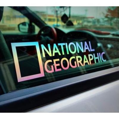China Holographic Car Decoration Sticker , 120g Laser Color Iridescent Vinyl Roll for sale