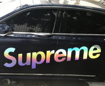China ISO Laser Car Vinyl Sticker Holographic Self Adhesive Vinyl Roll for sale