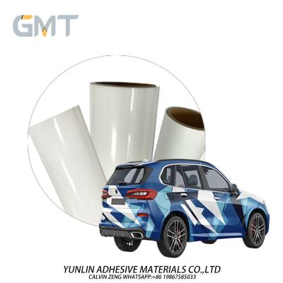 China 1.52*58m Printable Vinyl Triangles in blue and white Pattern Digital Print Car Wrap Vinyl Roll Substitute to MPI 1105 for sale