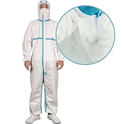 China Biodegradation Medical Disposable Protective Suit Dust Proof No Stimulus for sale